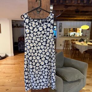 Karl Lagerfeld Navy and White Floral Dress